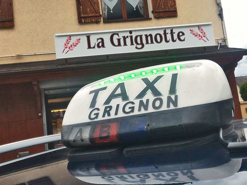 taxi grignon